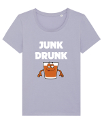 DRUNK Tricou mânecă scurtă guler larg fitted Damă Expresser