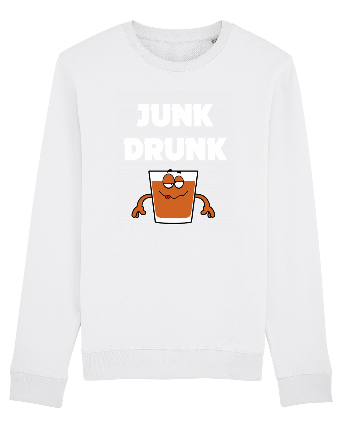 Bluză mânecă lungă Unisex Rise White