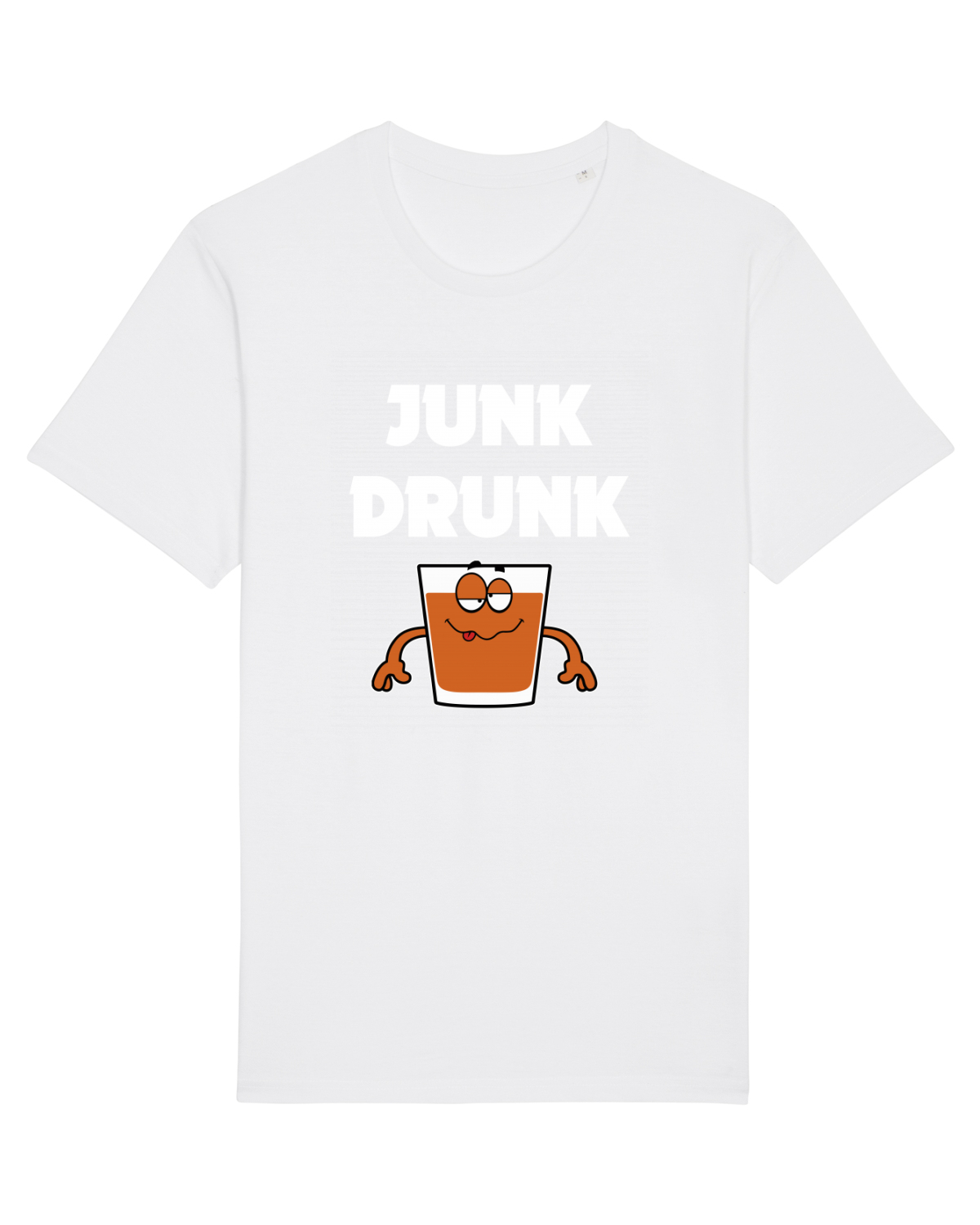 Tricou mânecă scurtă Unisex Rocker White