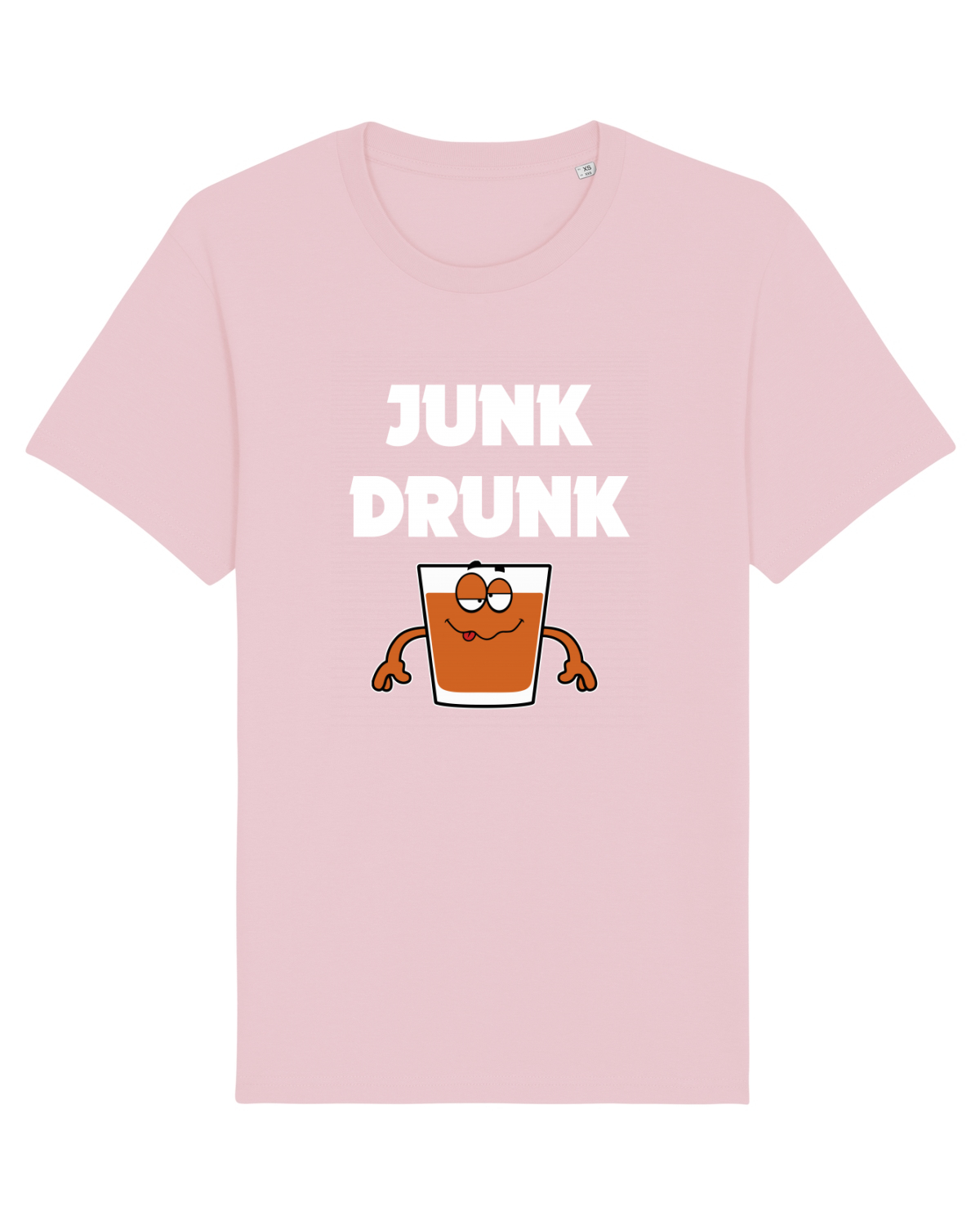 Tricou mânecă scurtă Unisex Rocker Cotton Pink