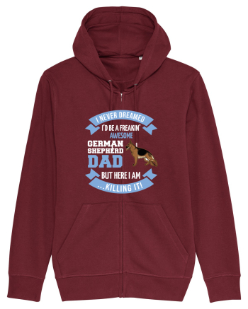 GERMAN SHEPHERD Burgundy