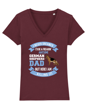 GERMAN SHEPHERD Burgundy