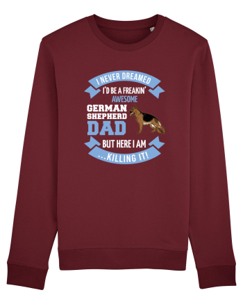 GERMAN SHEPHERD Burgundy
