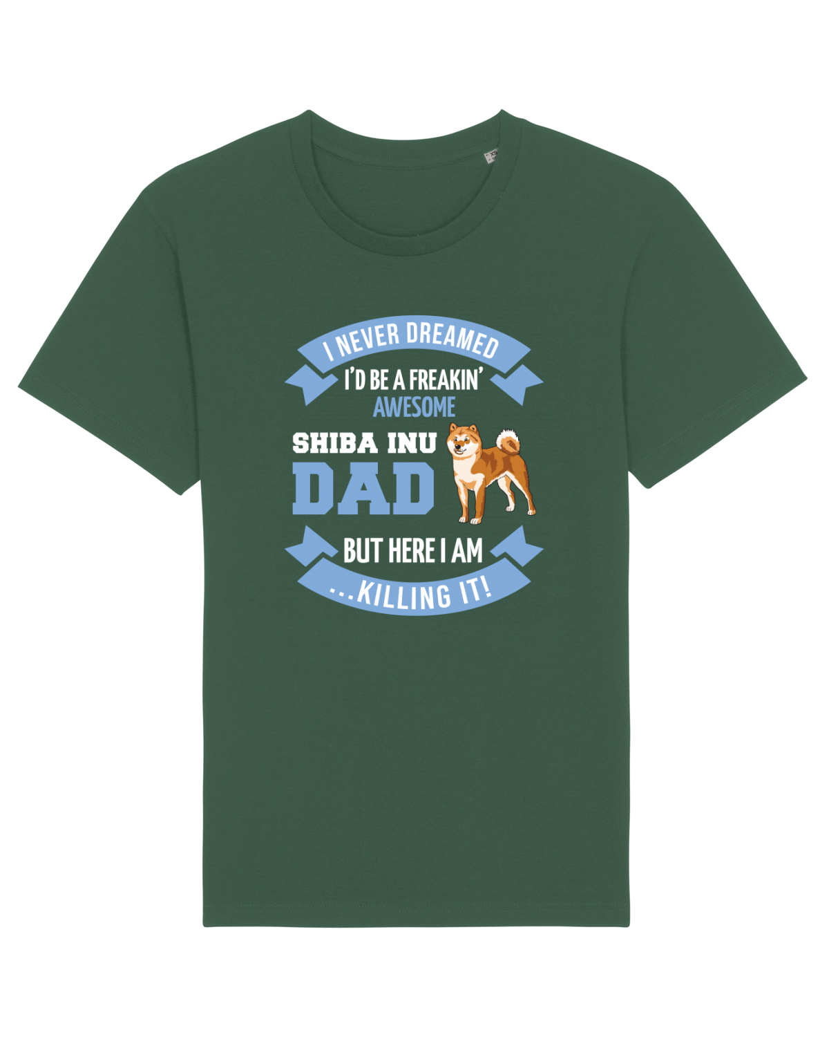 Tricou mânecă scurtă Unisex Rocker Bottle Green
