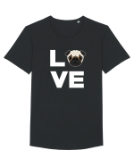 PUG Tricou mânecă scurtă guler larg Bărbat Skater