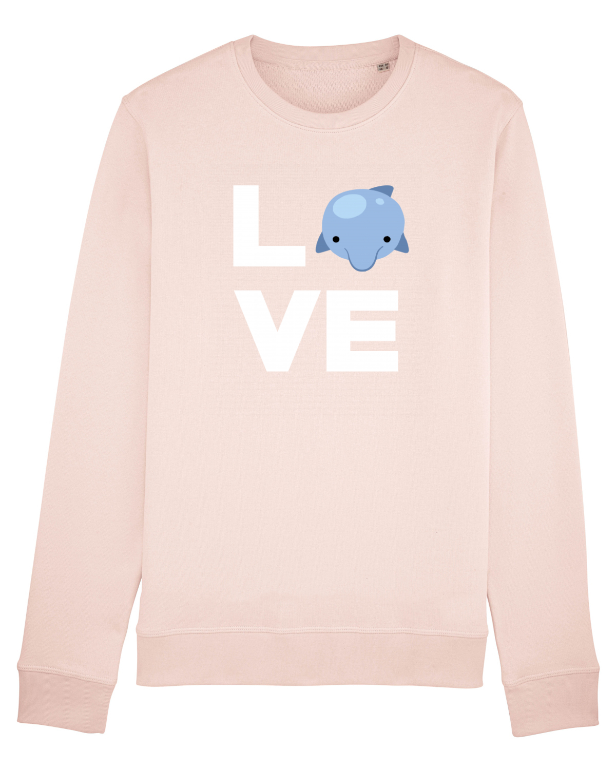 Bluză mânecă lungă Unisex Rise Candy Pink