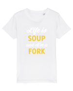 LIFE IS A SOUP Tricou mânecă scurtă  Copii Mini Creator