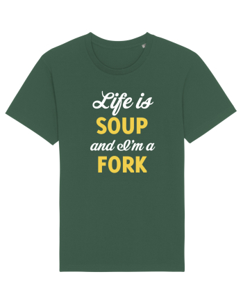 LIFE IS A SOUP Bottle Green