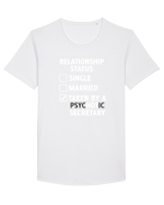 RELATIONSHIP STATUS Tricou mânecă scurtă guler larg Bărbat Skater