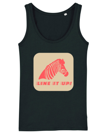 Zebra Line It Up Black