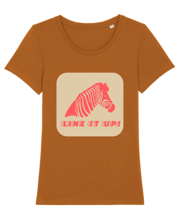 Zebra Line It Up Roasted Orange