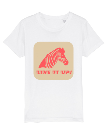 Zebra Line It Up White
