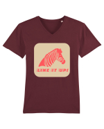 Zebra Line It Up Tricou mânecă scurtă guler V Bărbat Presenter
