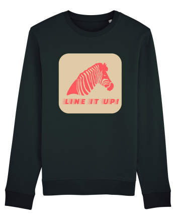 Zebra Line It Up Black