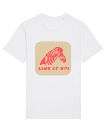 Zebra Line It Up White