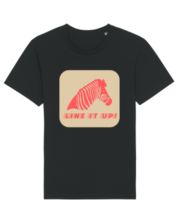Zebra Line It Up Black