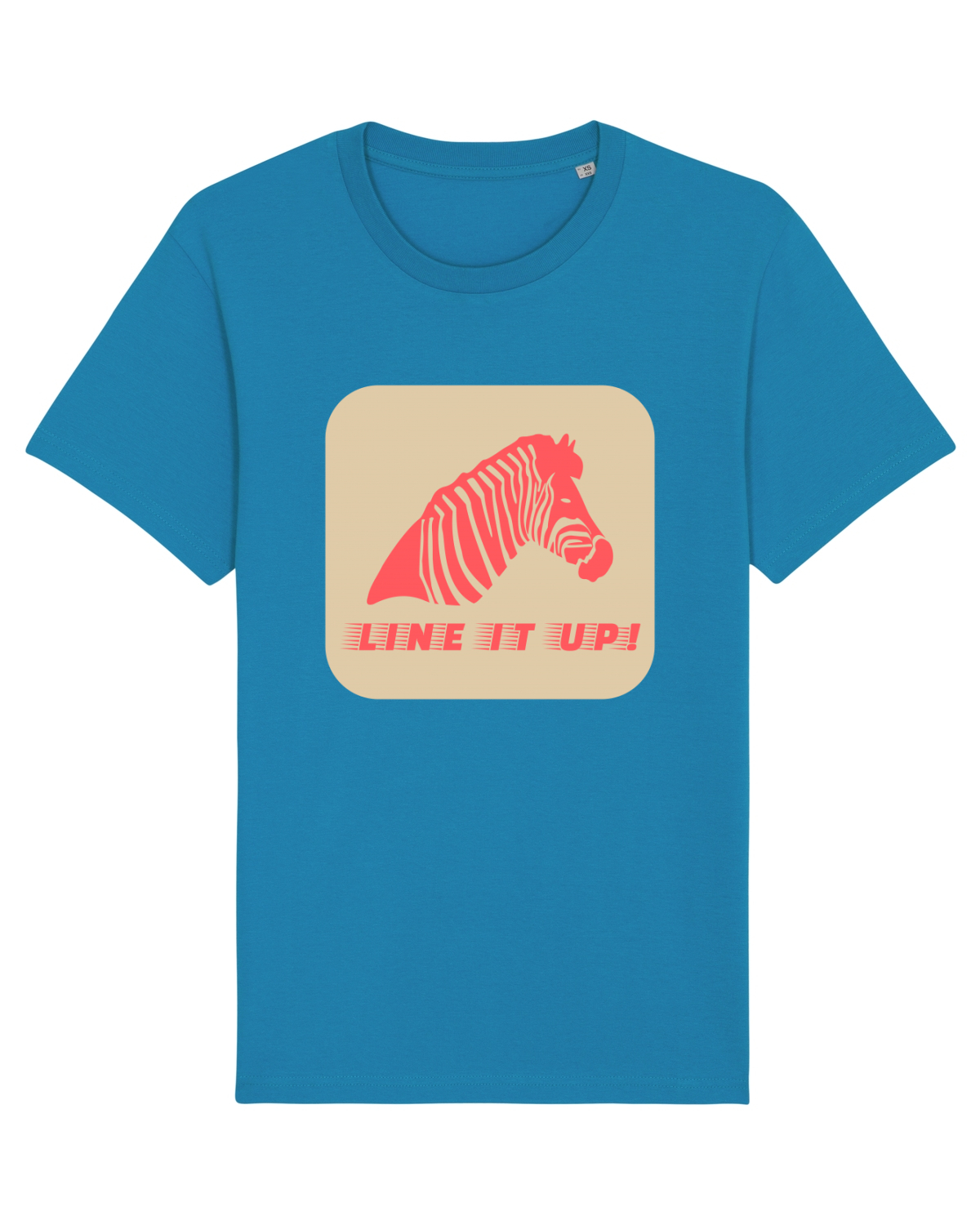 Tricou mânecă scurtă Unisex Rocker Azur
