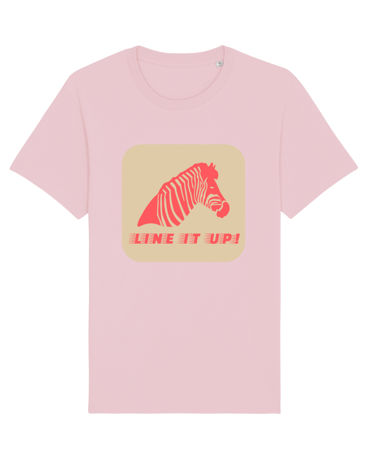 Tricou mânecă scurtă Unisex Rocker Cotton Pink