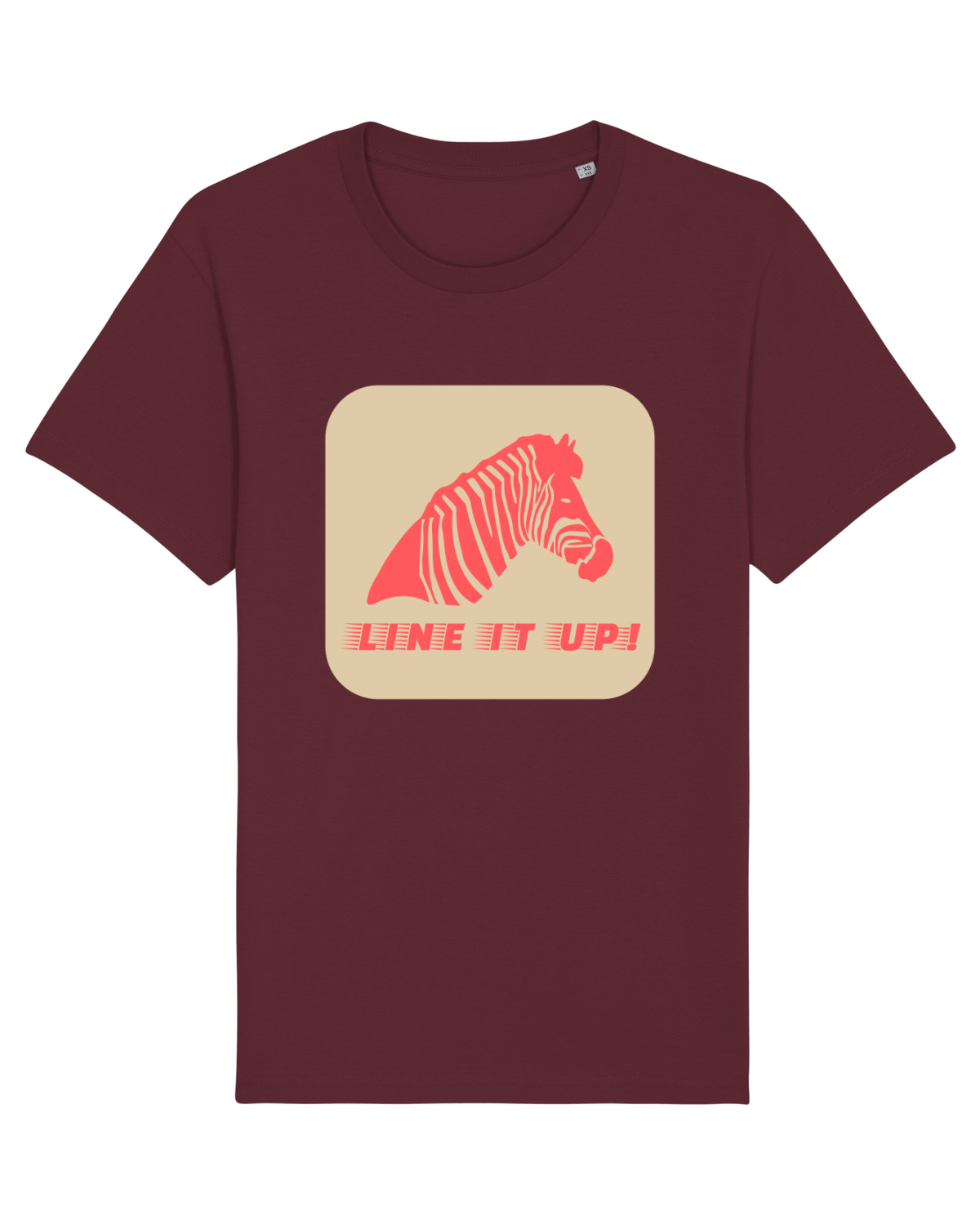 Tricou mânecă scurtă Unisex Rocker Burgundy