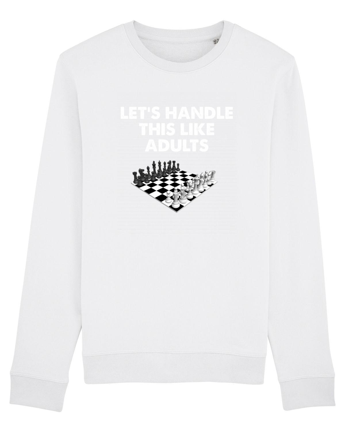 Bluză mânecă lungă Unisex Rise White