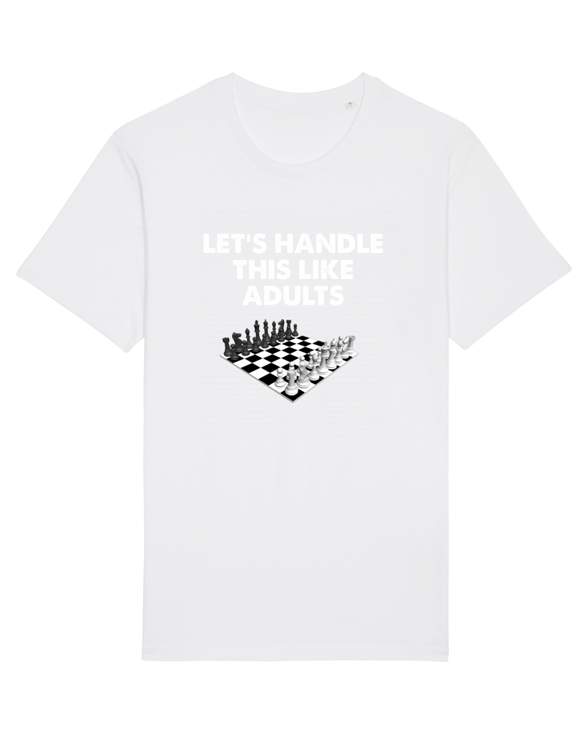 Tricou mânecă scurtă Unisex Rocker White