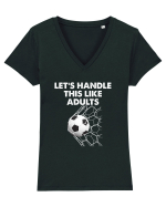 ADULTS Tricou mânecă scurtă guler V Damă Evoker