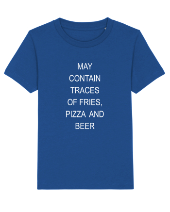 TRACES OF FRIES PIZZA BEER Majorelle Blue