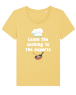 CHEF Tricou mânecă scurtă guler larg fitted Damă Expresser