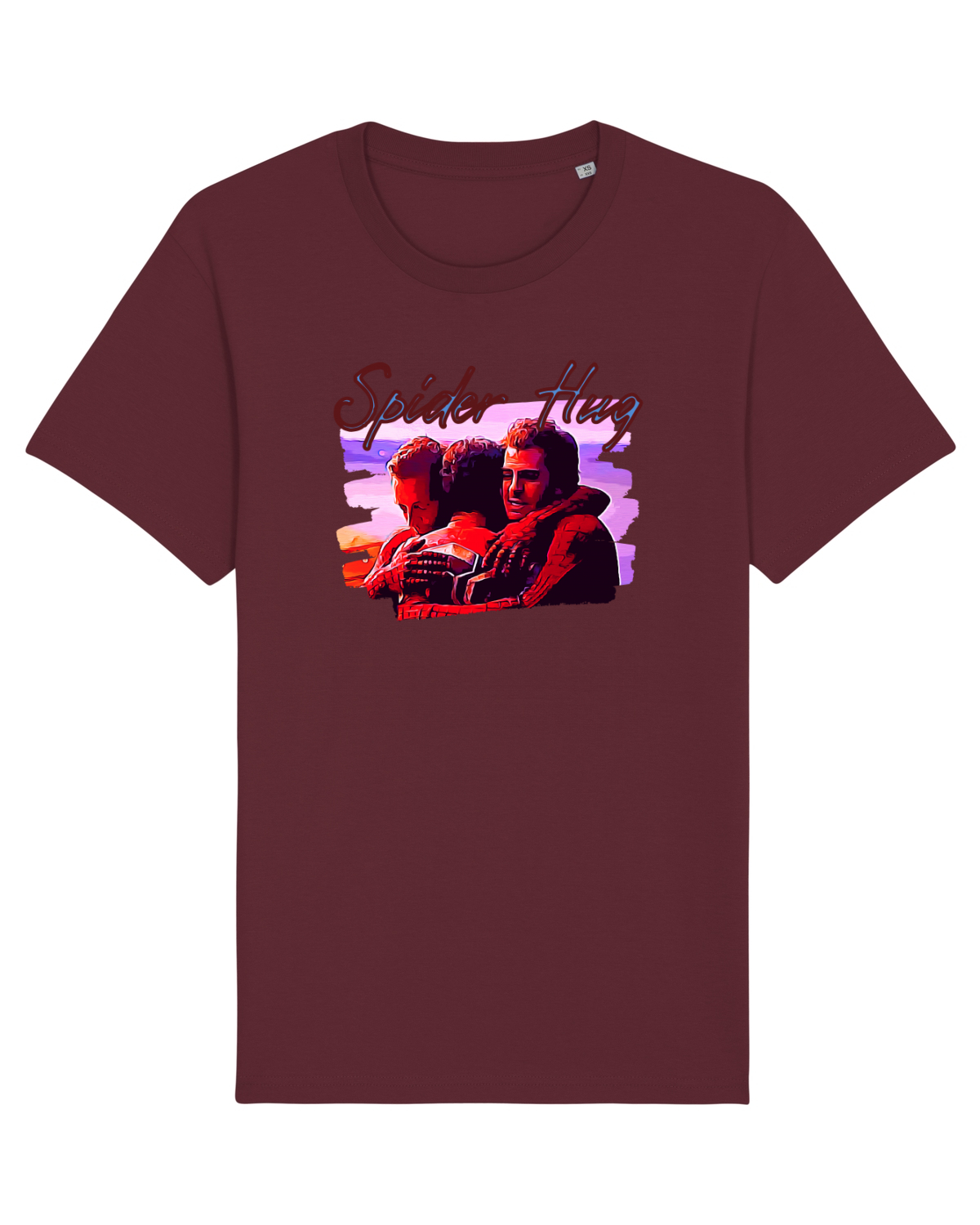 Tricou mânecă scurtă Unisex Rocker Burgundy