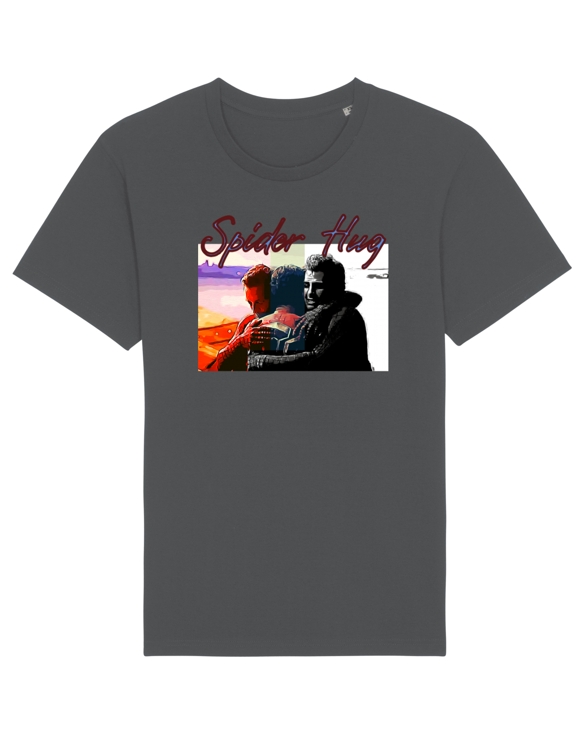 Tricou mânecă scurtă Unisex Rocker Anthracite