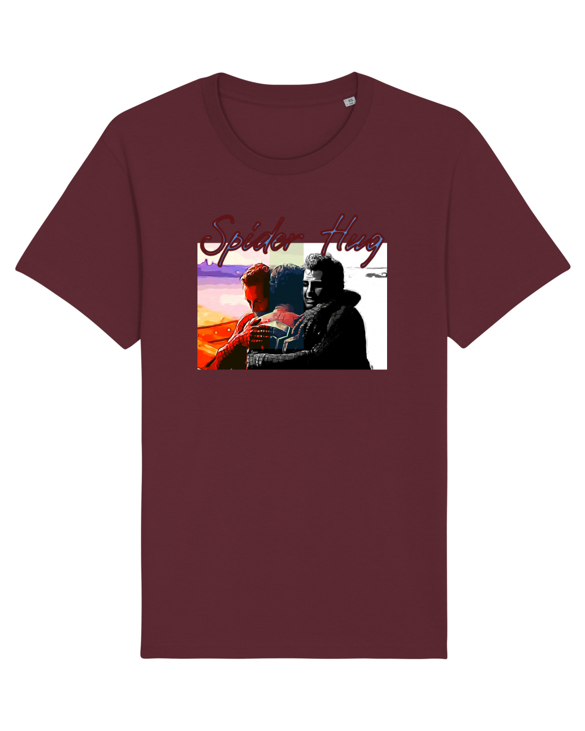 Tricou mânecă scurtă Unisex Rocker Burgundy