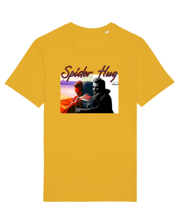 Spider Hug. Peters Hugging  Spectra Yellow
