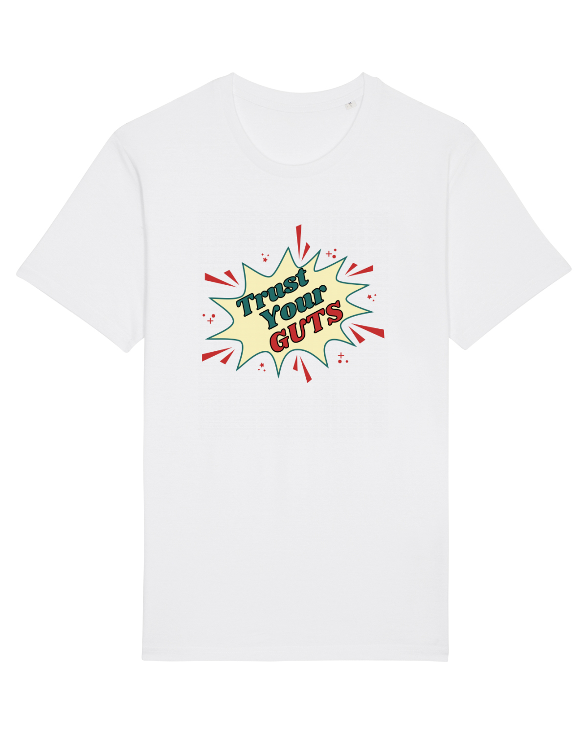 Tricou mânecă scurtă Unisex Rocker White