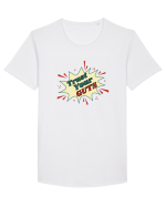 Pop Art  Tricou mânecă scurtă guler larg Bărbat Skater