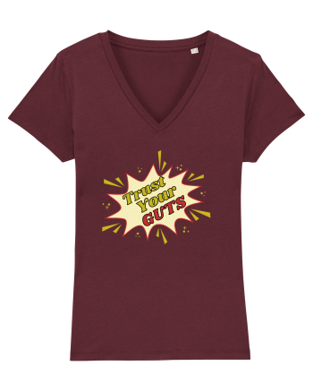 Pop Art  Burgundy