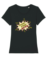 Pop Art  Tricou mânecă scurtă guler larg fitted Damă Expresser