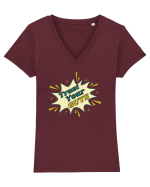 Pop Art  Tricou mânecă scurtă guler V Damă Evoker