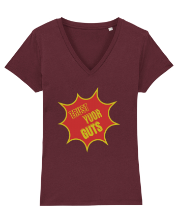 Pop Art  Burgundy