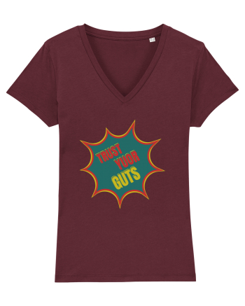 Pop Art  Burgundy