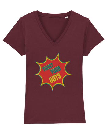 Pop Art  Burgundy