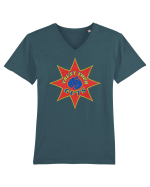 Pop Art  Tricou mânecă scurtă guler V Bărbat Presenter