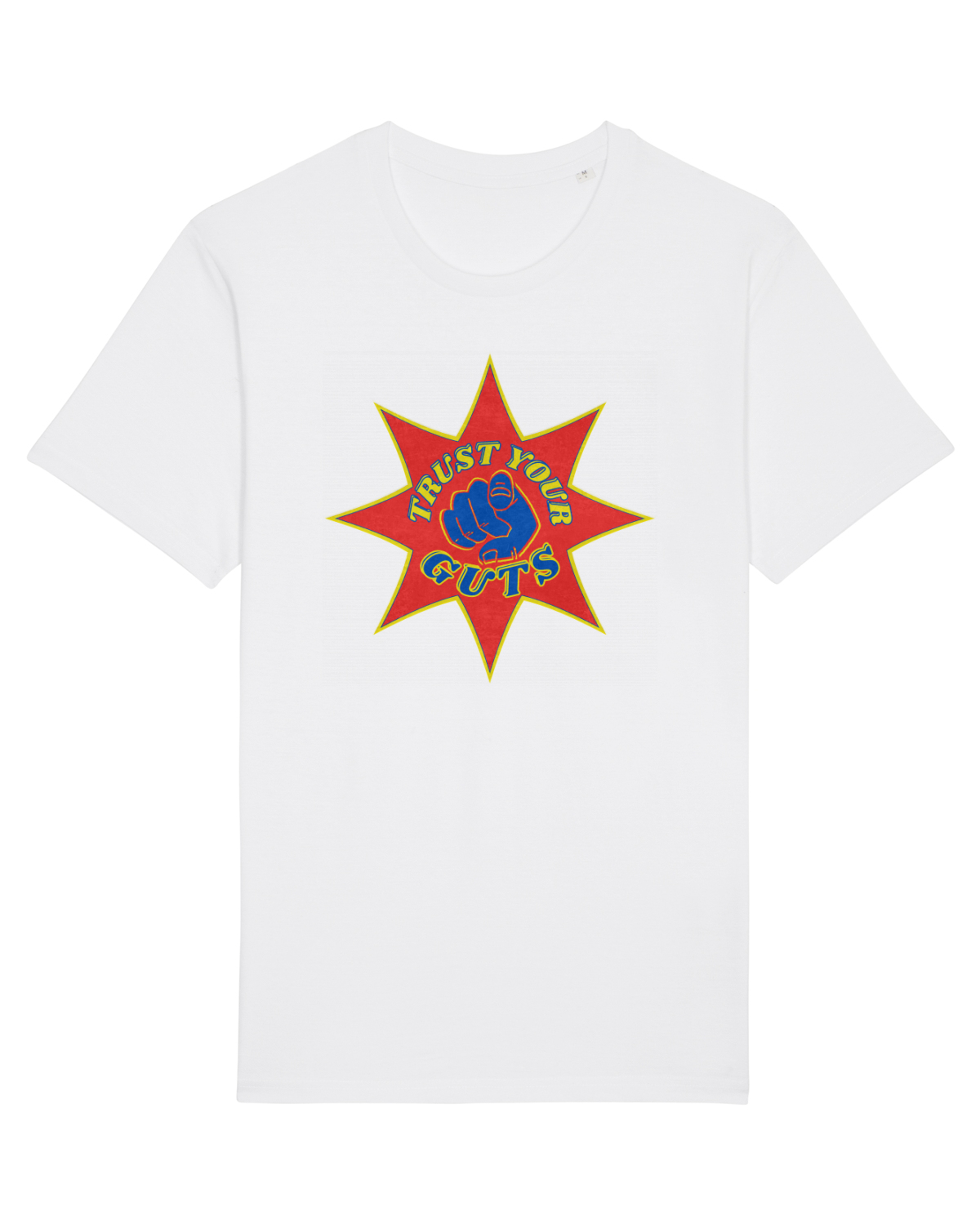Tricou mânecă scurtă Unisex Rocker White