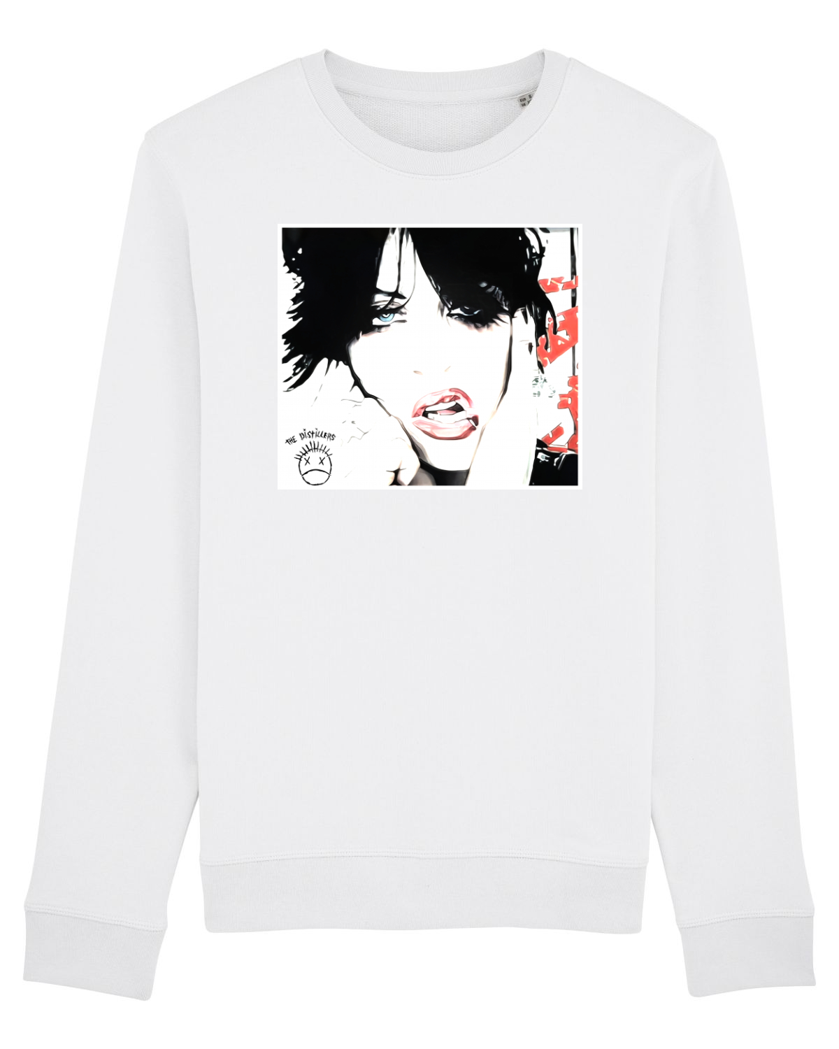 Bluză mânecă lungă Unisex Rise White