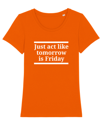 FRIDAY Bright Orange