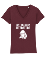 LITERATURA Tricou mânecă scurtă guler V Damă Evoker