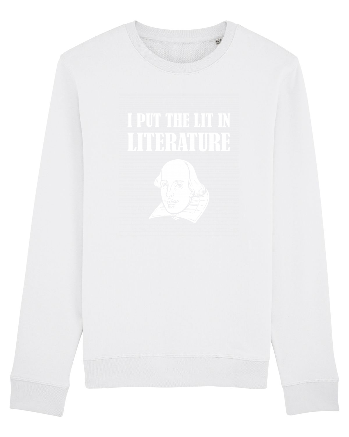 Bluză mânecă lungă Unisex Rise White