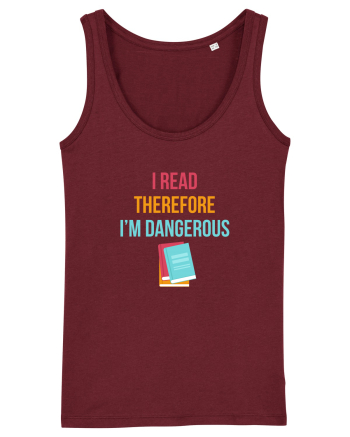 READING BOOKS Burgundy