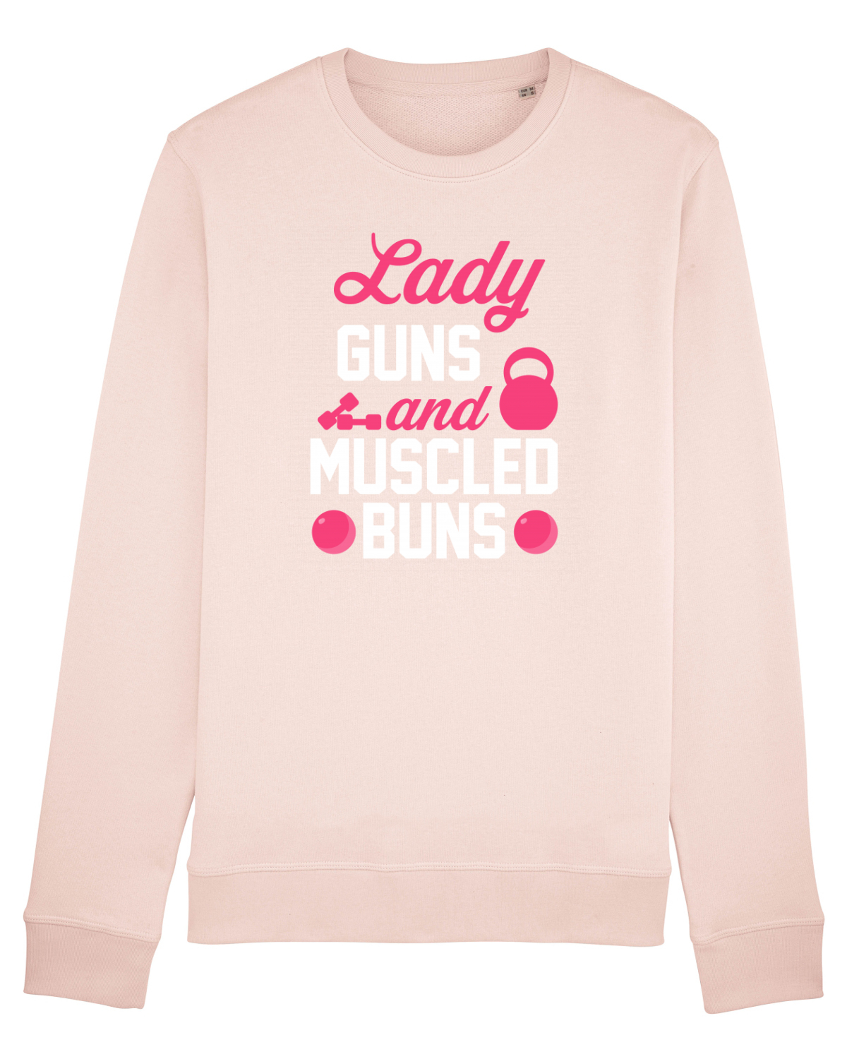 Bluză mânecă lungă Unisex Rise Candy Pink