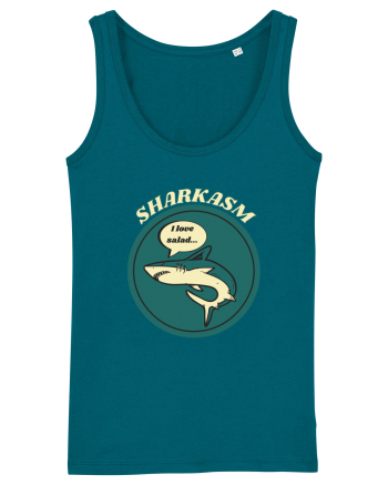 Sharkasm Funny Shark Pun Ocean Depth