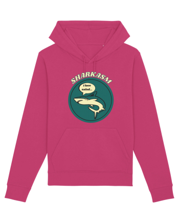 Sharkasm Funny Shark Pun Raspberry